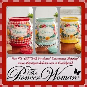 🌺 New The Pioneer Woman Vegetable Keeper Canisters!!!